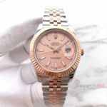 Copy Rolex Datejust II 41mm 2-Tone Rose gold Pink Gold Dial Watch_th.jpg